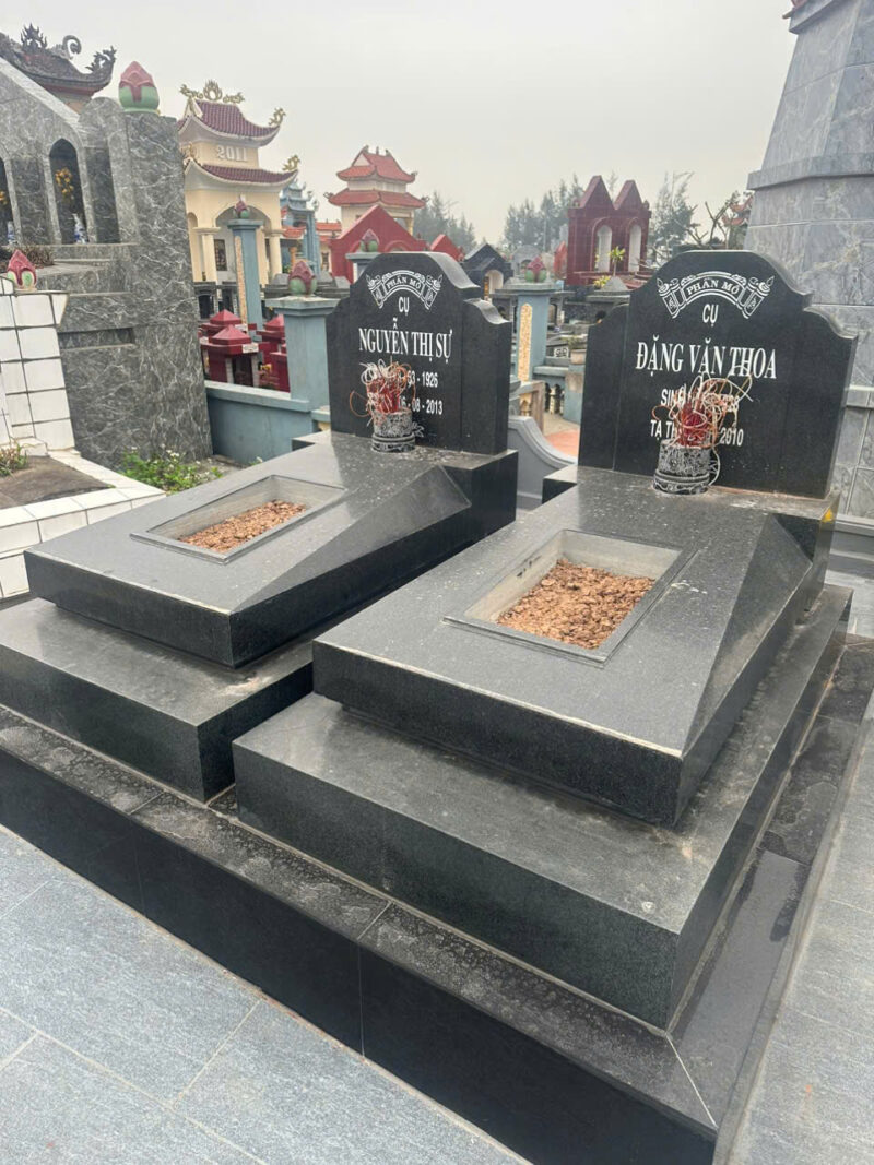 Mộ đá granite hoa cương