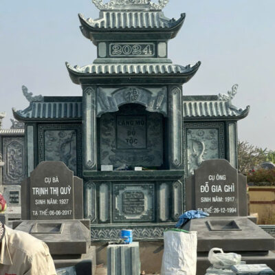 Lăng thờ đá 2 mái