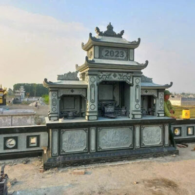Lăng thờ đá 2 mái