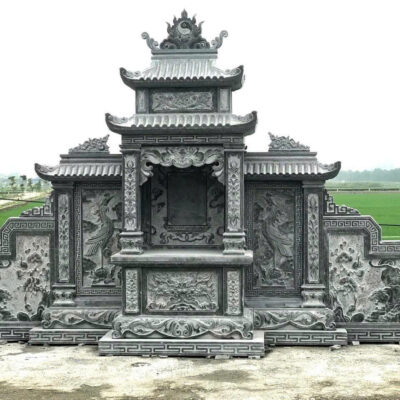 Lăng thờ đá 2 mái