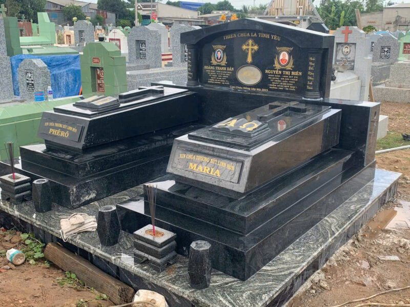 Mộ đá granite hoa cương